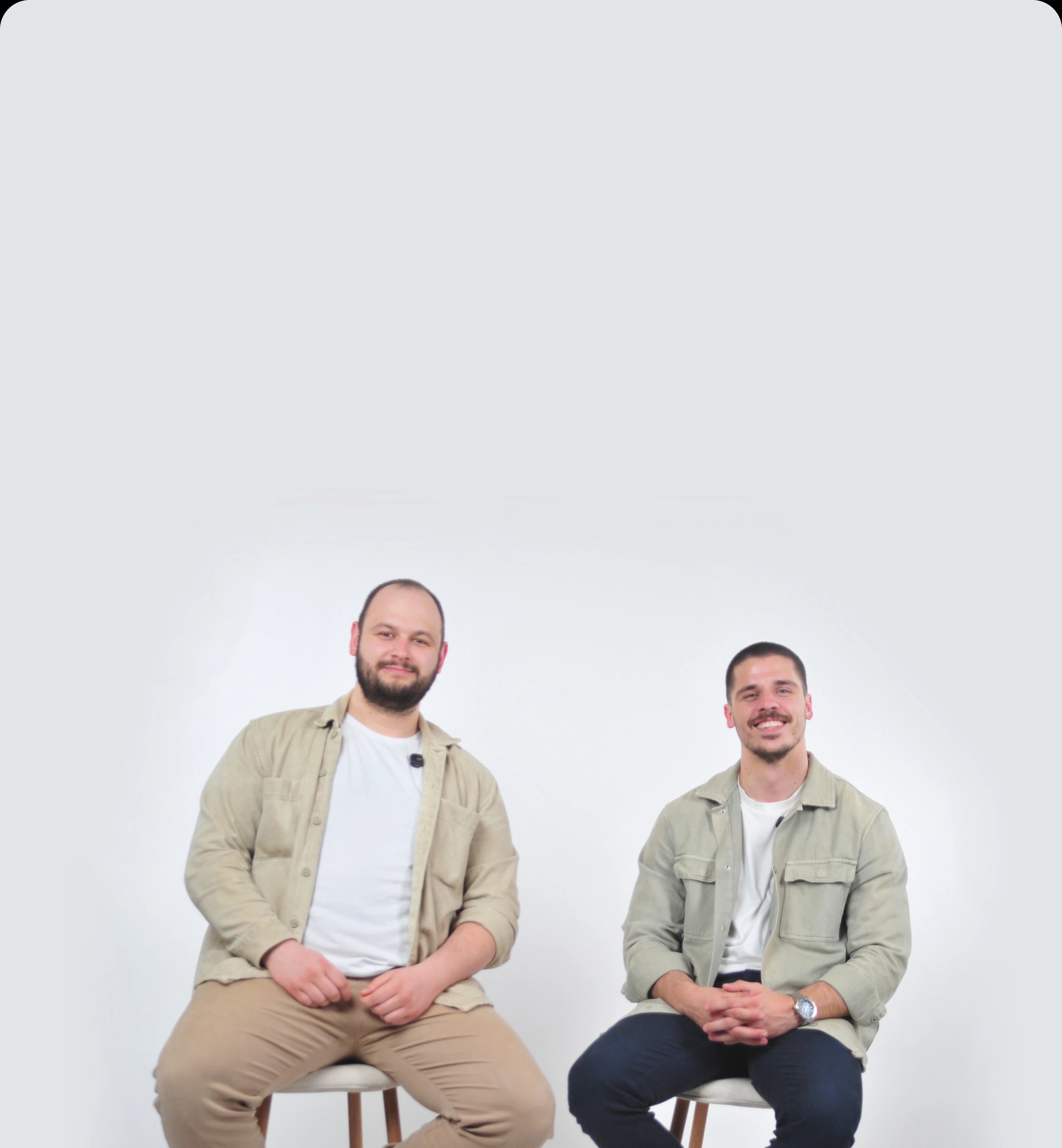 Kristian and Stefan sitting together